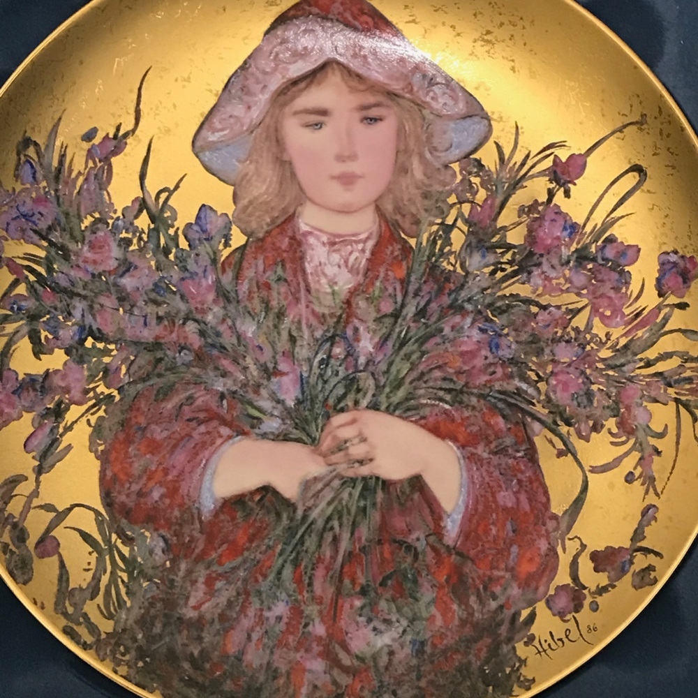 Edna Hibel Plate